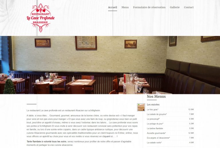 restaurant la cave profonde